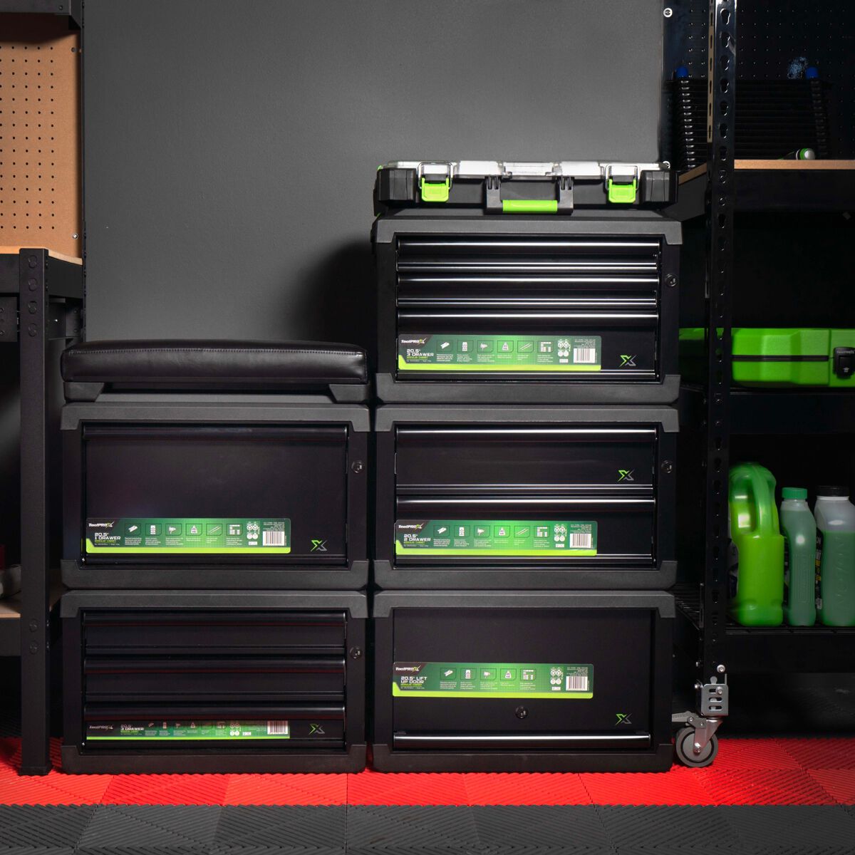 ToolPRO-X Metal Modular Storage System - Large Plastic Organiser, , scanz_hi-res