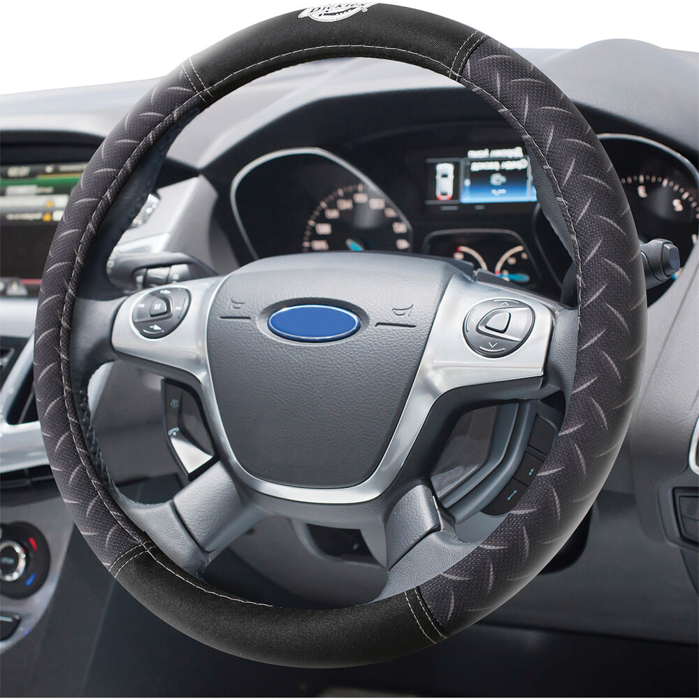 Motacorsa Steering Wheel Cover – Fits Wheels Up To 380mm Diameter – Black, SWCBLK