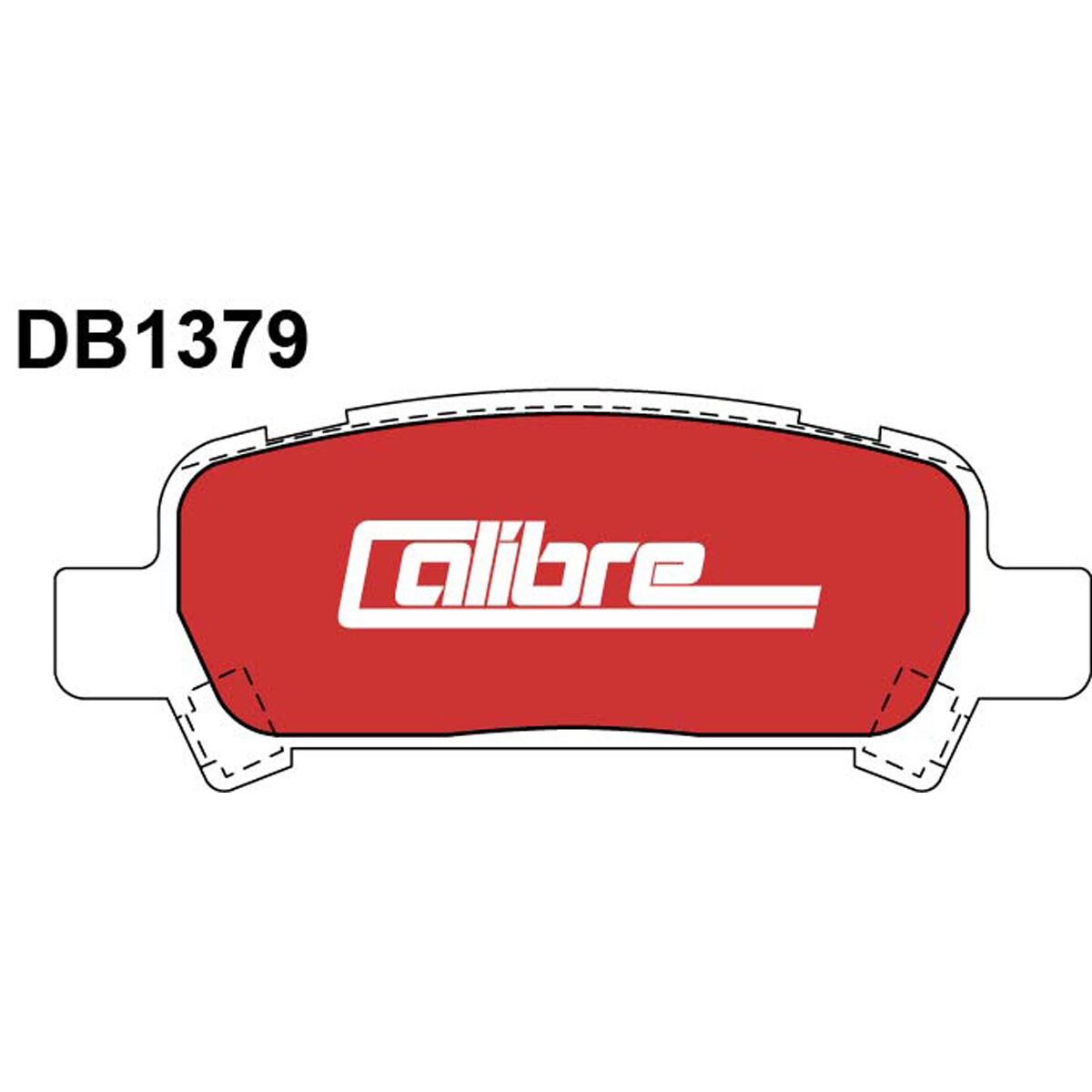 Calibre Disc Brake Pads DB1379CAL, , scanz_hi-res