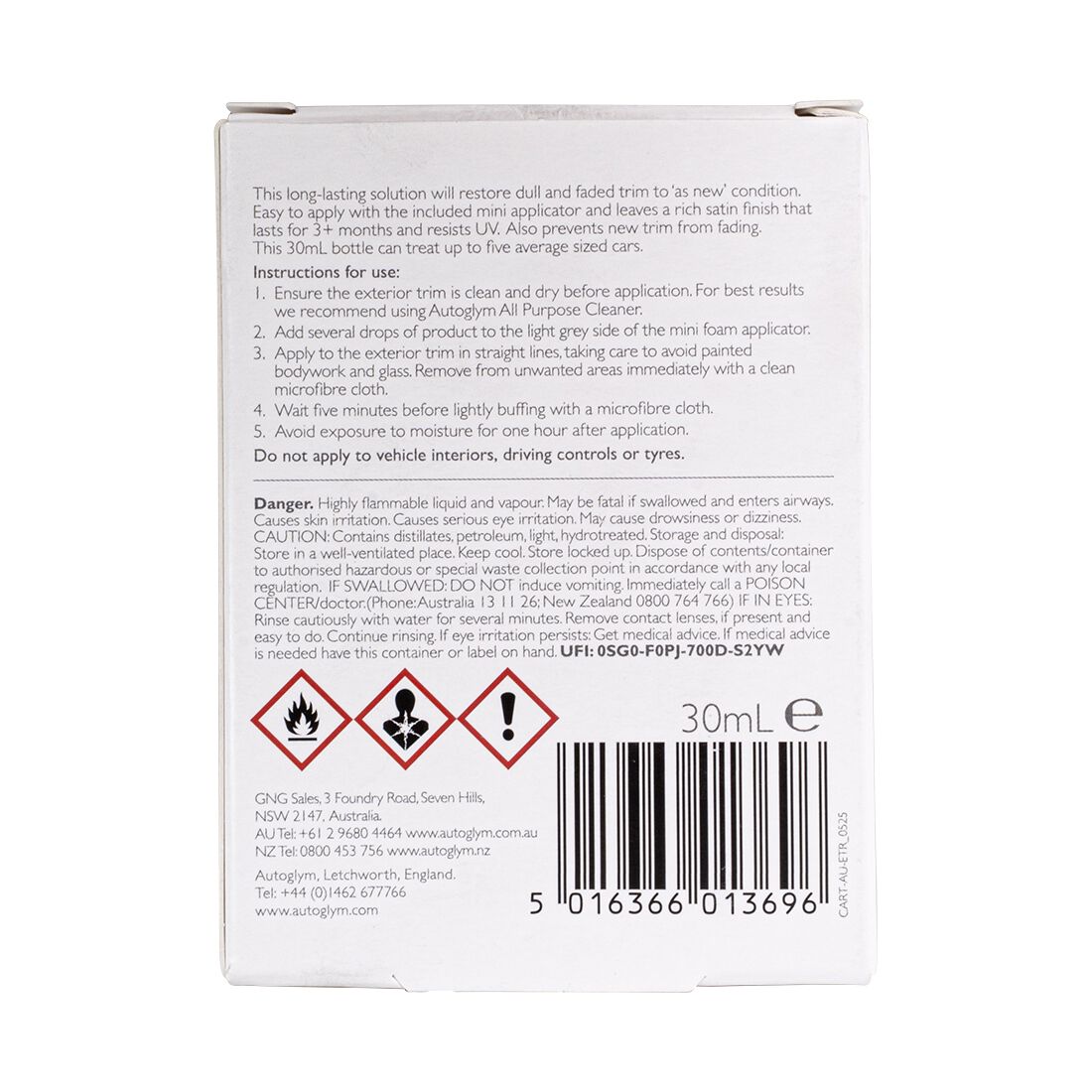 Autoglym Exterior Trim Restoration Kit, , scanz_hi-res