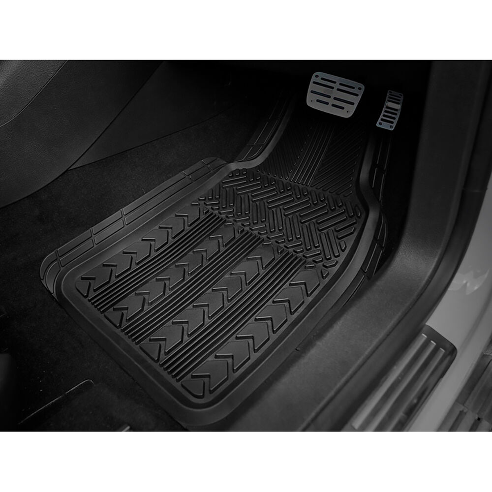 SCA Tread Floor Mats Black, Set of 4 Supercheap Auto New Zealand