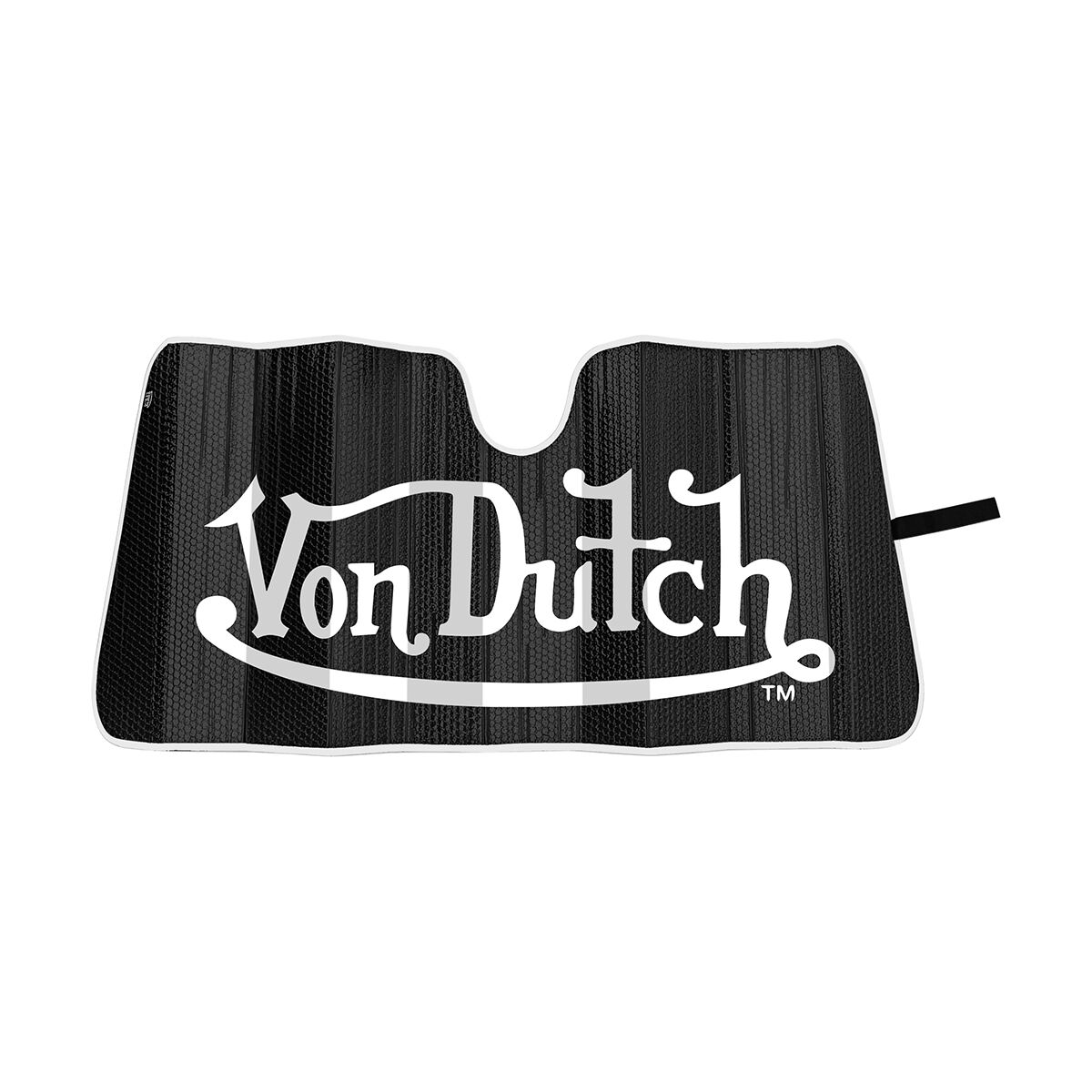 Von Dutch Logo Accordion Sunshade - Black/White, , scanz_hi-res