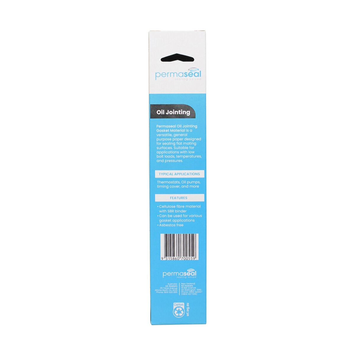 Permaseal Gasket Paper Oil Jointing 0.8mm OJ6S, , scanz_hi-res
