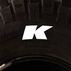 Tire Stickers - Letter K, , scanz_hi-res