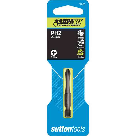 Sutton Phillips Torsion Workshop Impact Bit #2 - 50mm, , scanz_hi-res