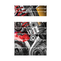 ToolPRO Tool Cabinet Magnet Fascia Set - Import Tuner, Suits 26" Chest & 27" Cabinet, , scanz_hi-res