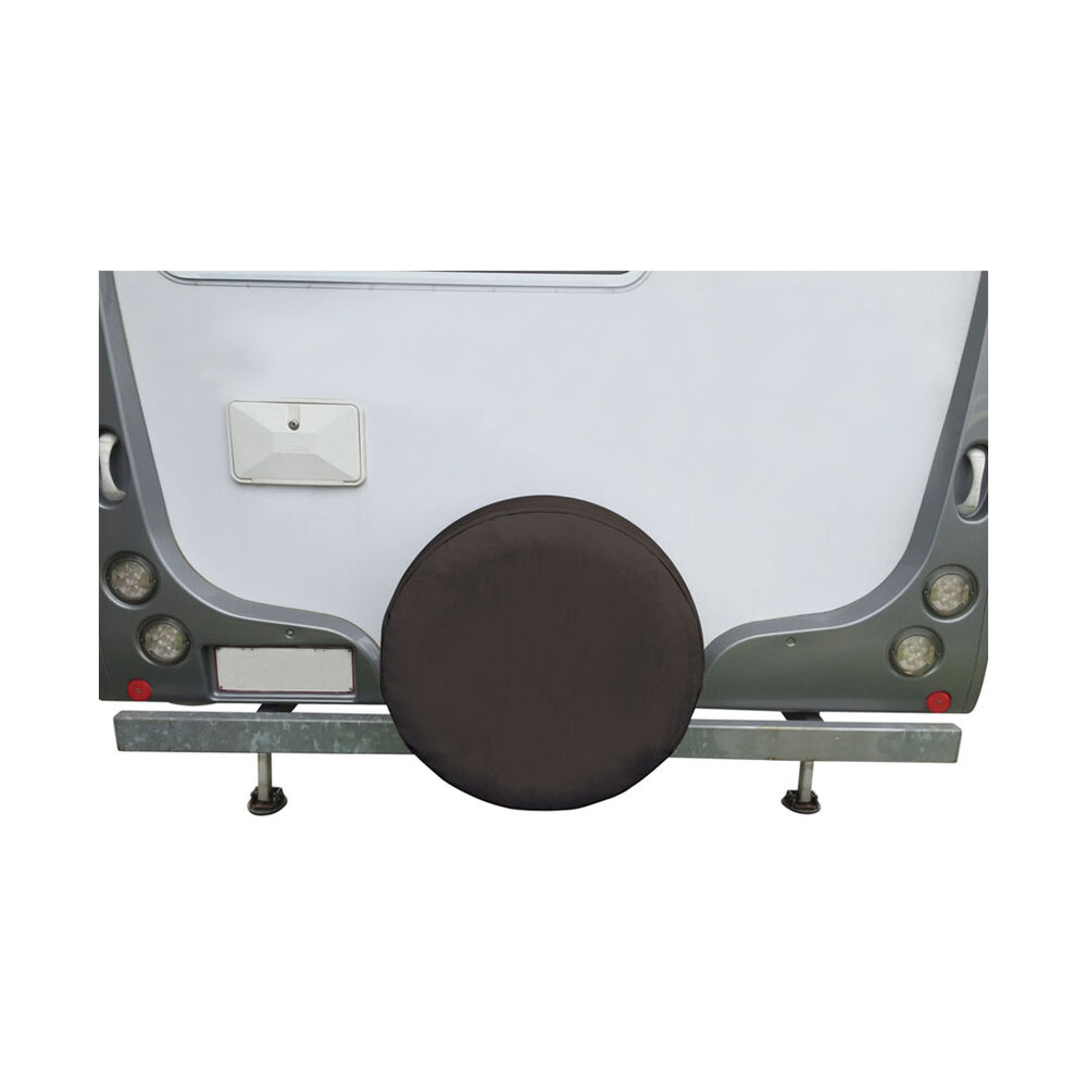 SCA Caravan Spare Wheel Cover - 27 inch, Black | Supercheap Auto New