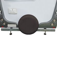 SCA Caravan Spare Wheel Cover - 27 inch, Black, , scanz_hi-res