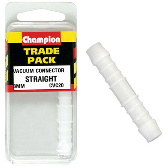 Champion Trade Pack Straight Connector CVC20, 8mm, , scanz_hi-res