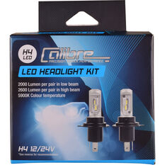 Calibre LED Headlight Globes H4, , scanz_hi-res