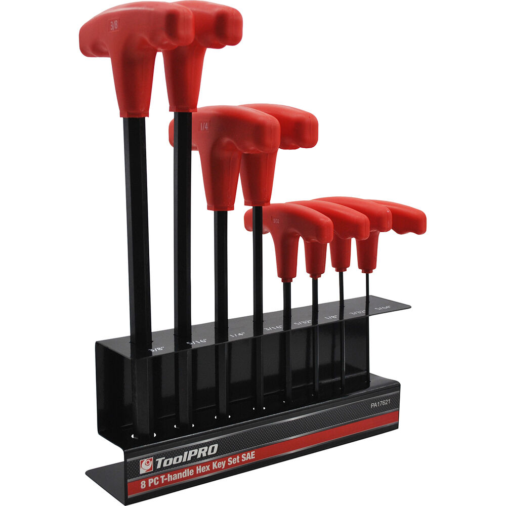 ToolPRO 8 Piece SAE THandle Hex Key Set Supercheap Auto New Zealand