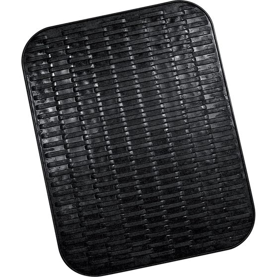 Single Rubber Floor Mat - Black, 458 x 390mm, , scanz_hi-res