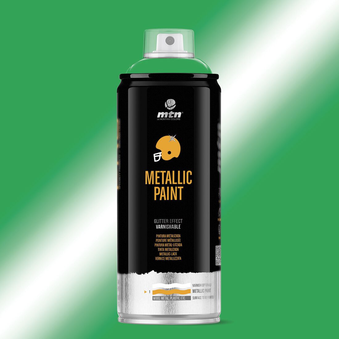 MTN Pro Metallic Green Spray Paint 400mL, , scanz_hi-res