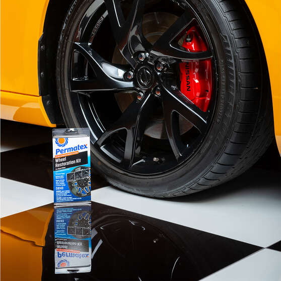 Permatex Wheel Restoration Kit Black, , scanz_hi-res