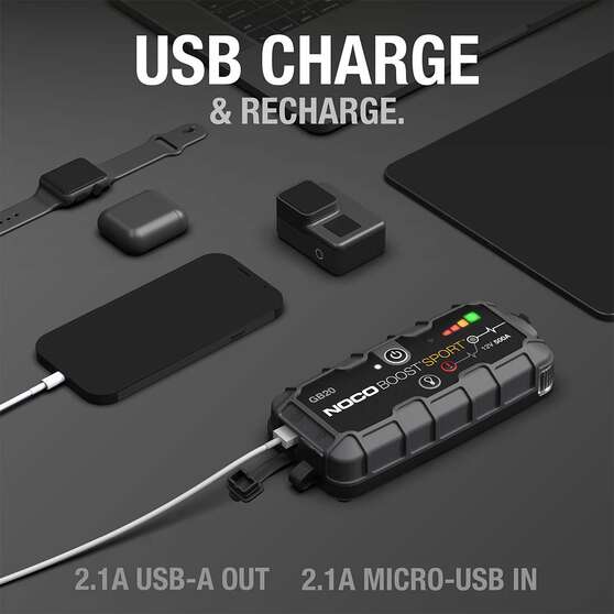 NOCO Genius UltraSafe Boost Sport 12V 500 Amp Jump Starter, , scanz_hi-res