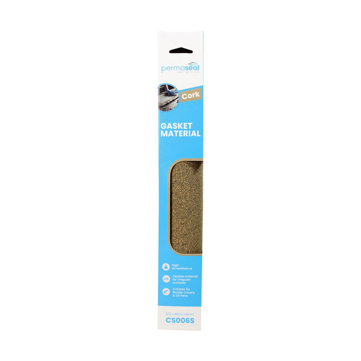 Permaseal Rubberised Cork Sheet 1.6mm CS006S, , scanz_hi-res