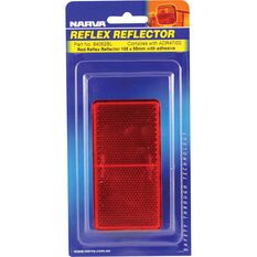Reflector - Red With Adhesive, 105 x 55mm, , scanz_hi-res