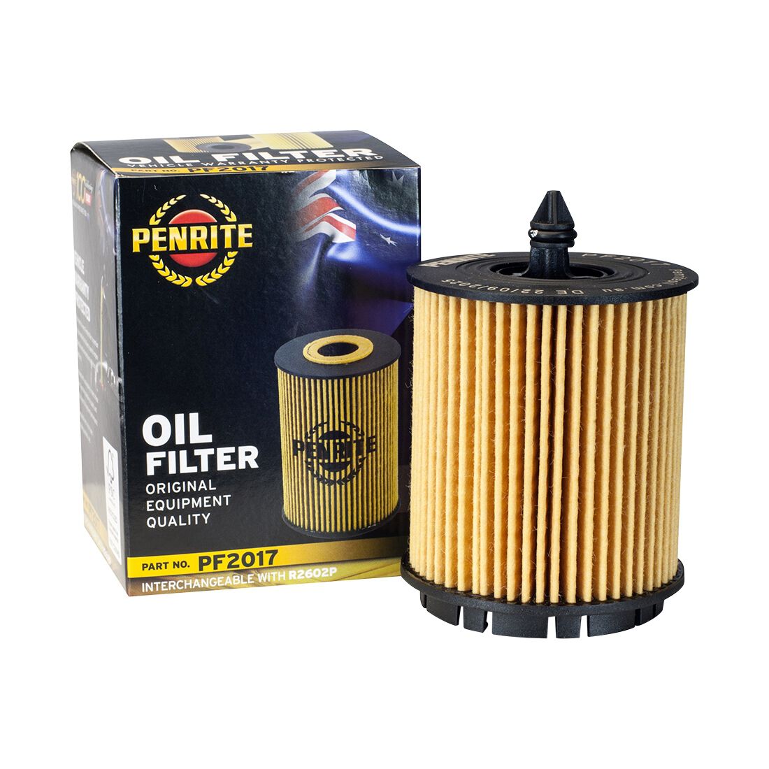 Penrite Oil Filter PF2017 (Interchangeable with R2602P), , scanz_hi-res