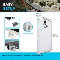 Renogy 175W 12V Fixed Solar Panel Kit With Brackets, , scanz_hi-res