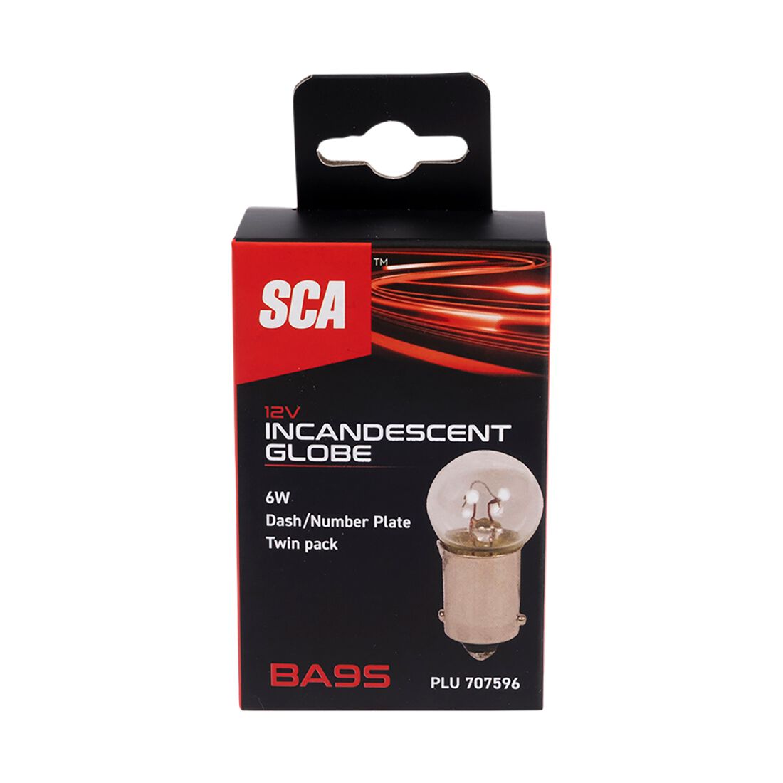SCA Incandescent Globe - G14 12V 6W - 2 Pack, , scanz_hi-res