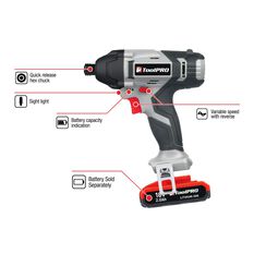 ToolPRO 18V Brushless Impact Driver Skin, , scanz_hi-res