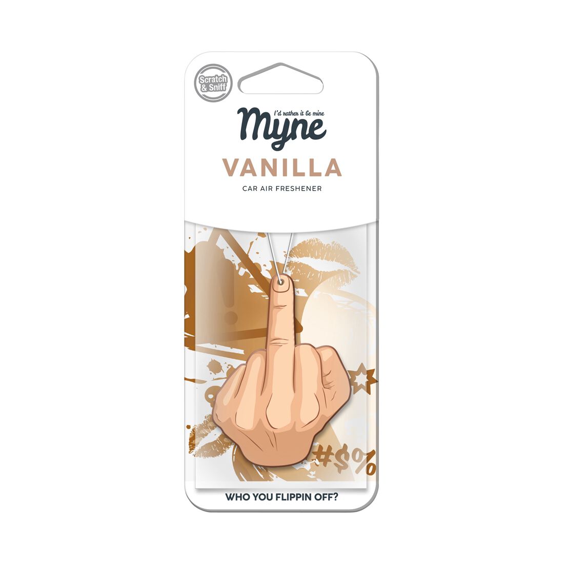 Myne Bad Finger Air Freshener - Vanilla, , scanz_hi-res