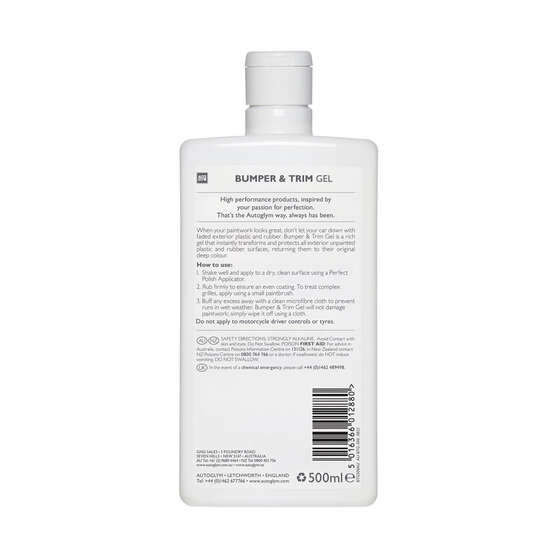 Autoglym Trim & Bumper Gel 500mL, , scanz_hi-res