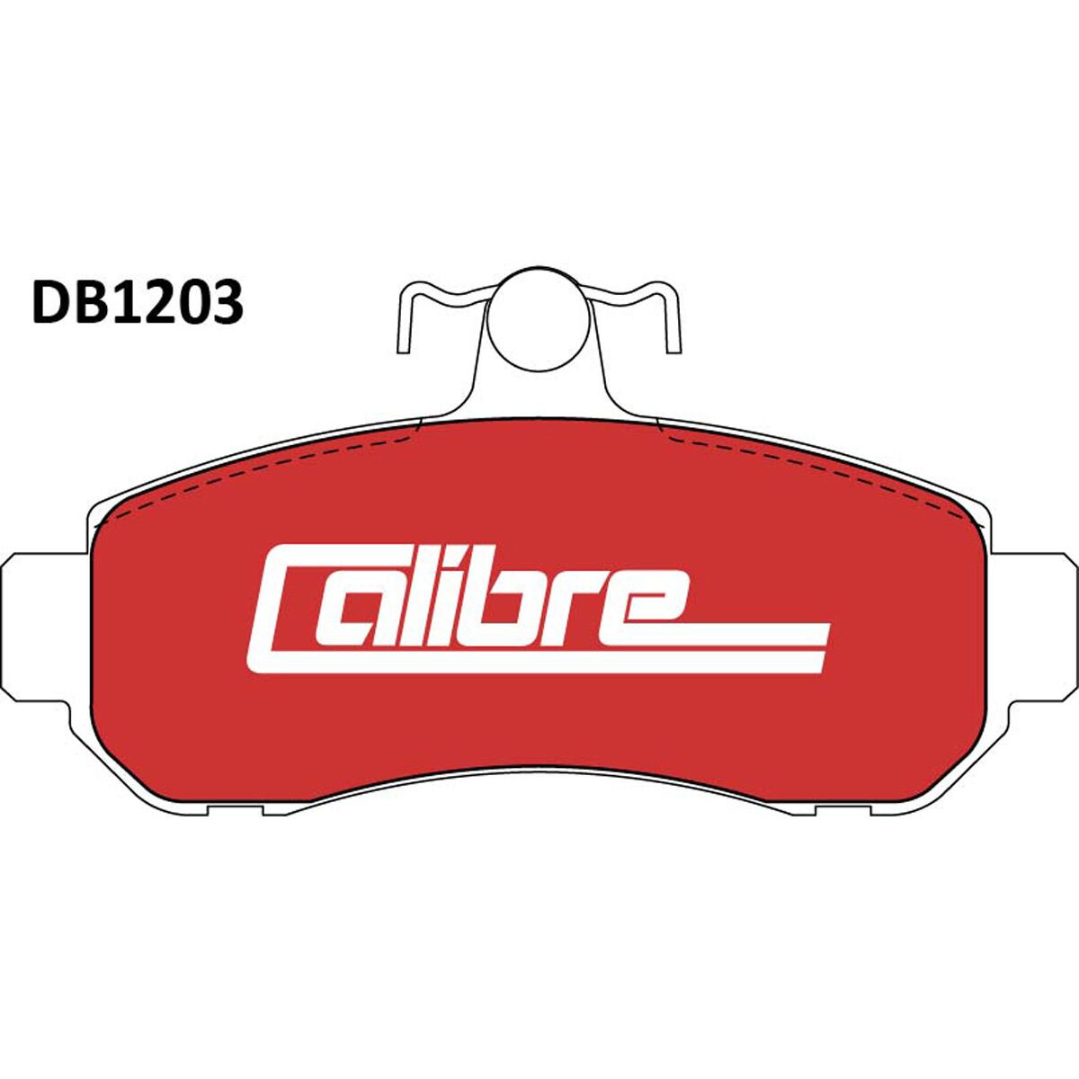 Calibre Disc Brake Pads DB1203CAL, , scanz_hi-res