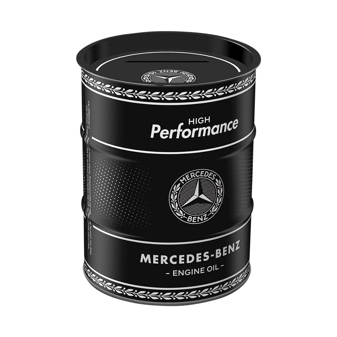 Nostalgic-Art Oil Barrel Money Box Mercedes Benz - Engine Oil, , scanz_hi-res