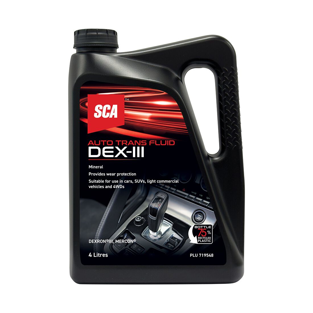 SCA ATF DEX-III Automatic Transmission Fluid 4 Litre, , scanz_hi-res