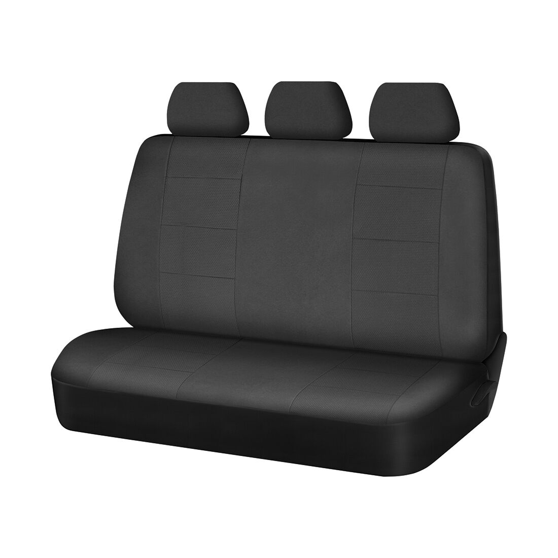 SCA Jacquard Embossed Dot Seat Covers Black, Rear, Airbag Compatible, Size 06H, , scanz_hi-res