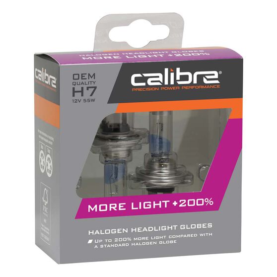 Calibre Plus 200 Headlight Globes - H7, 12V 55W, CA200H7, , scanz_hi-res