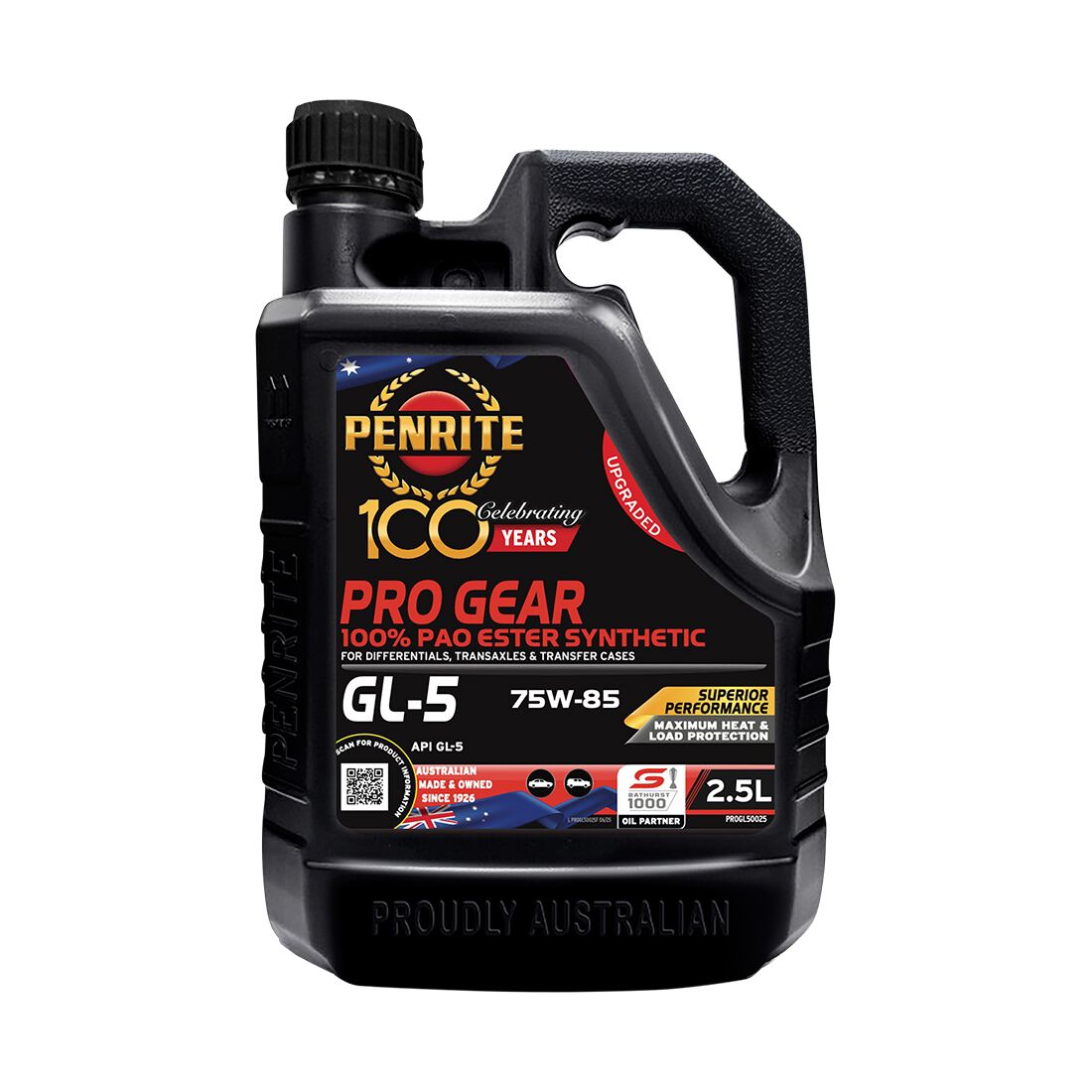 Penrite Pro Gear Oil - GL-5 75W-85 2.5 Litre, , scanz_hi-res