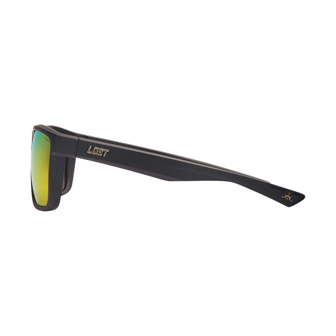 LOST Sunglasses Explorer Mirror Polarised Matt Black Orange, , scanz_hi-res