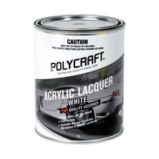Polycraft Acrylic Gloss White 1 Litre, , scanz_hi-res