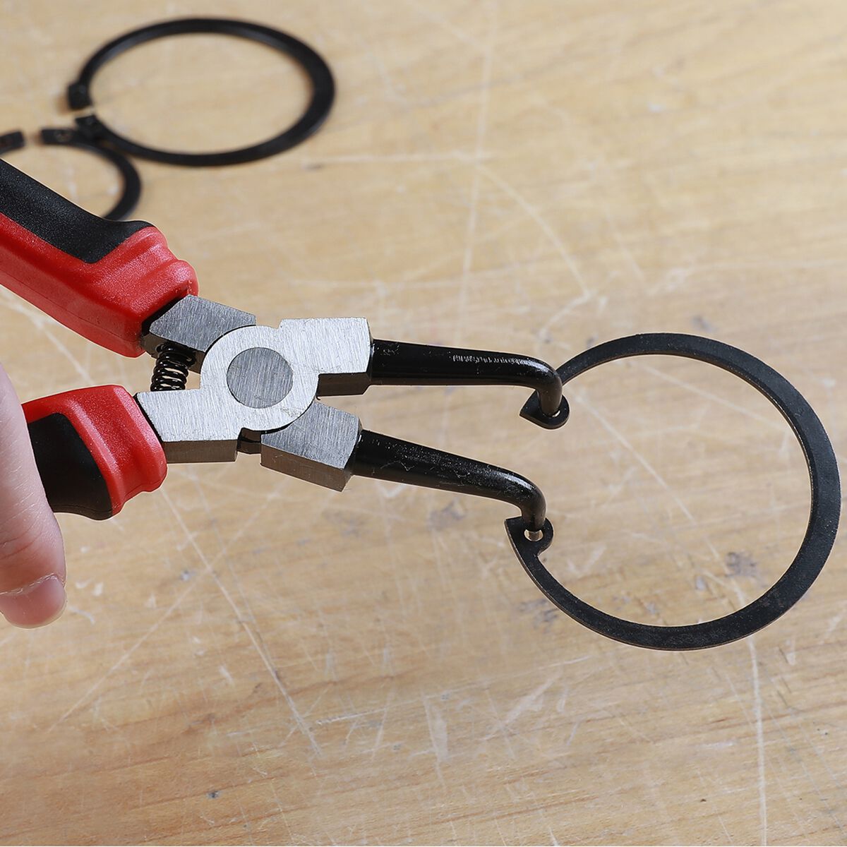 ToolPRO Circlip Pliers External Bent 170mm, , scanz_hi-res