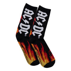 AC/DC Flames Socks, , scanz_hi-res