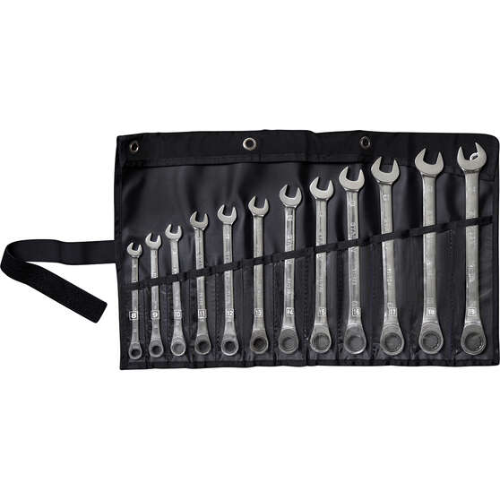 Stanley Ratchet Spanner Set Metric 12 Piece, , scanz_hi-res