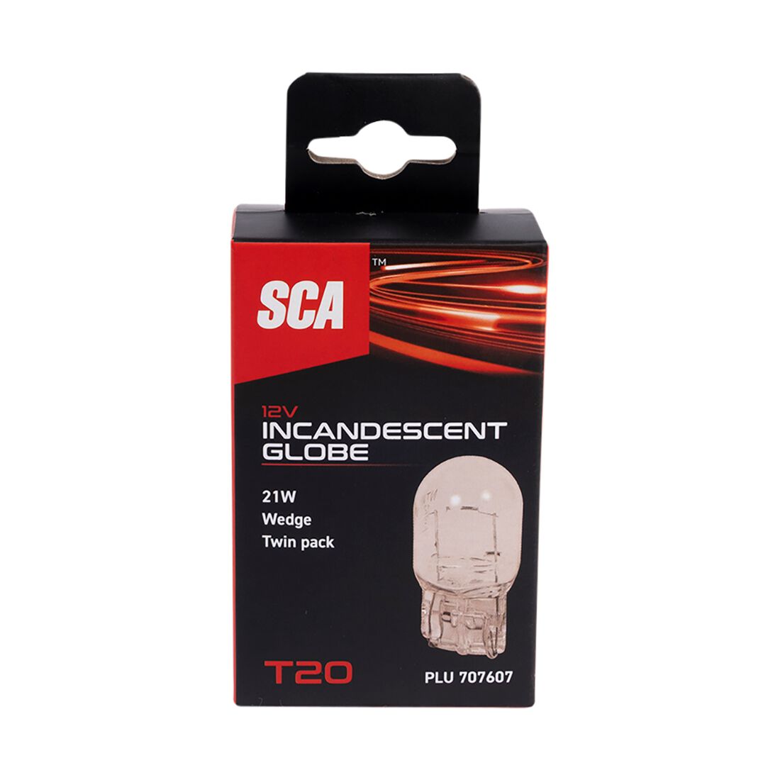 SCA Incandescent Globe - T20 12V 21W - 2 Pack, , scanz_hi-res