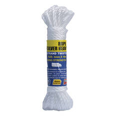 Gripwell Heavy Duty Twisted Silver Rope 4mm x 10m, , scanz_hi-res