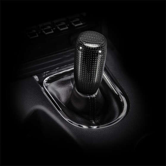TypeS Black Carbon Fibre Gear Knob, , scanz_hi-res