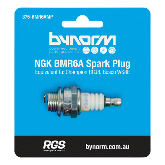 Bynorm NGK BMR6A Mower Spark Plug, , scanz_hi-res