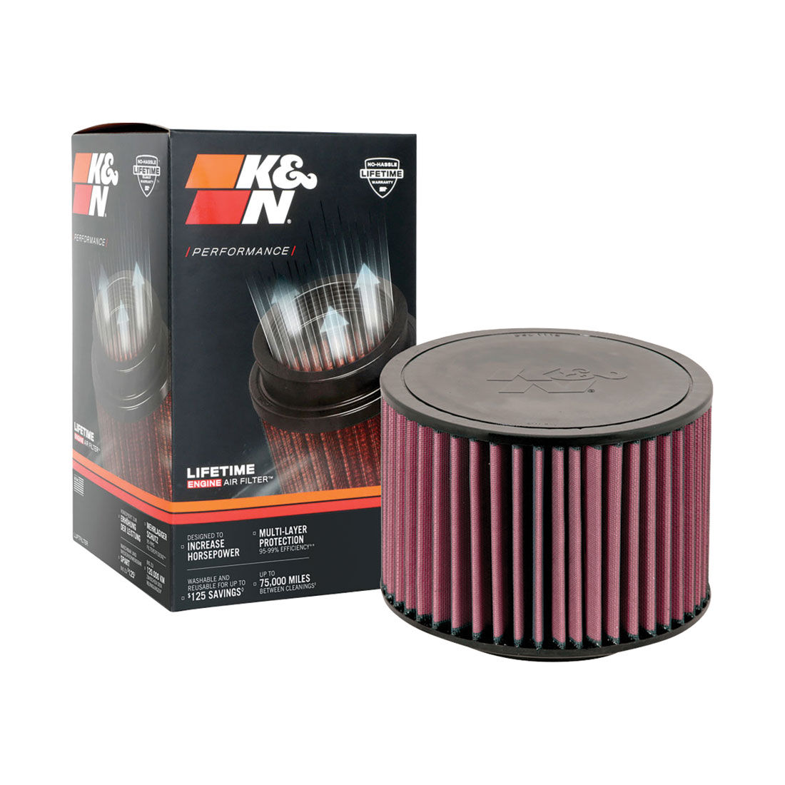 K&N Air Filter - E-2296 (Interchangeable with A1541), , scanz_hi-res
