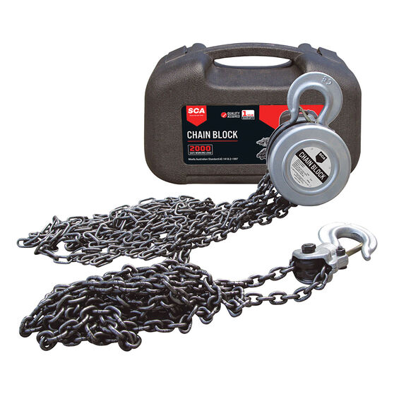 SCA Block and Tackle 3m Chain 2000kg, , scanz_hi-res