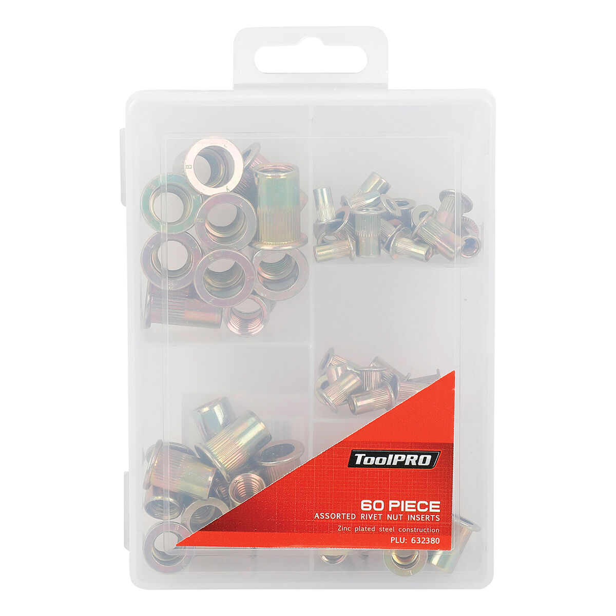 ToolPRO Rivet Nut Insert Assortment 60 Piece, , scanz_hi-res
