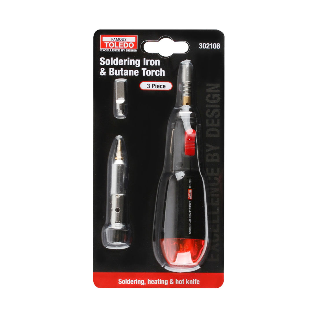 Toldeo Soldering Iron & Butane Torch 3pc, , scanz_hi-res