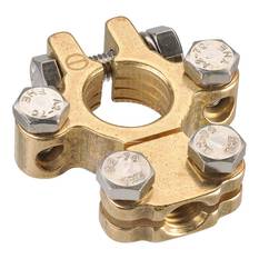 Projecta Battery Terminal Forged Brass Saddle With Dual Auxiliary Negative BT620-N1, , scanz_hi-res