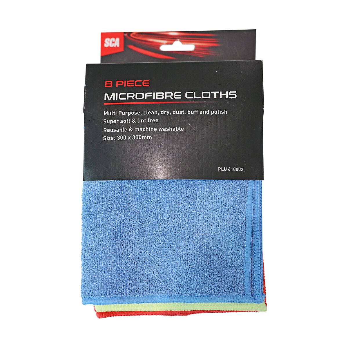 SCA Microfibre Cloths 8 Pack, , scanz_hi-res