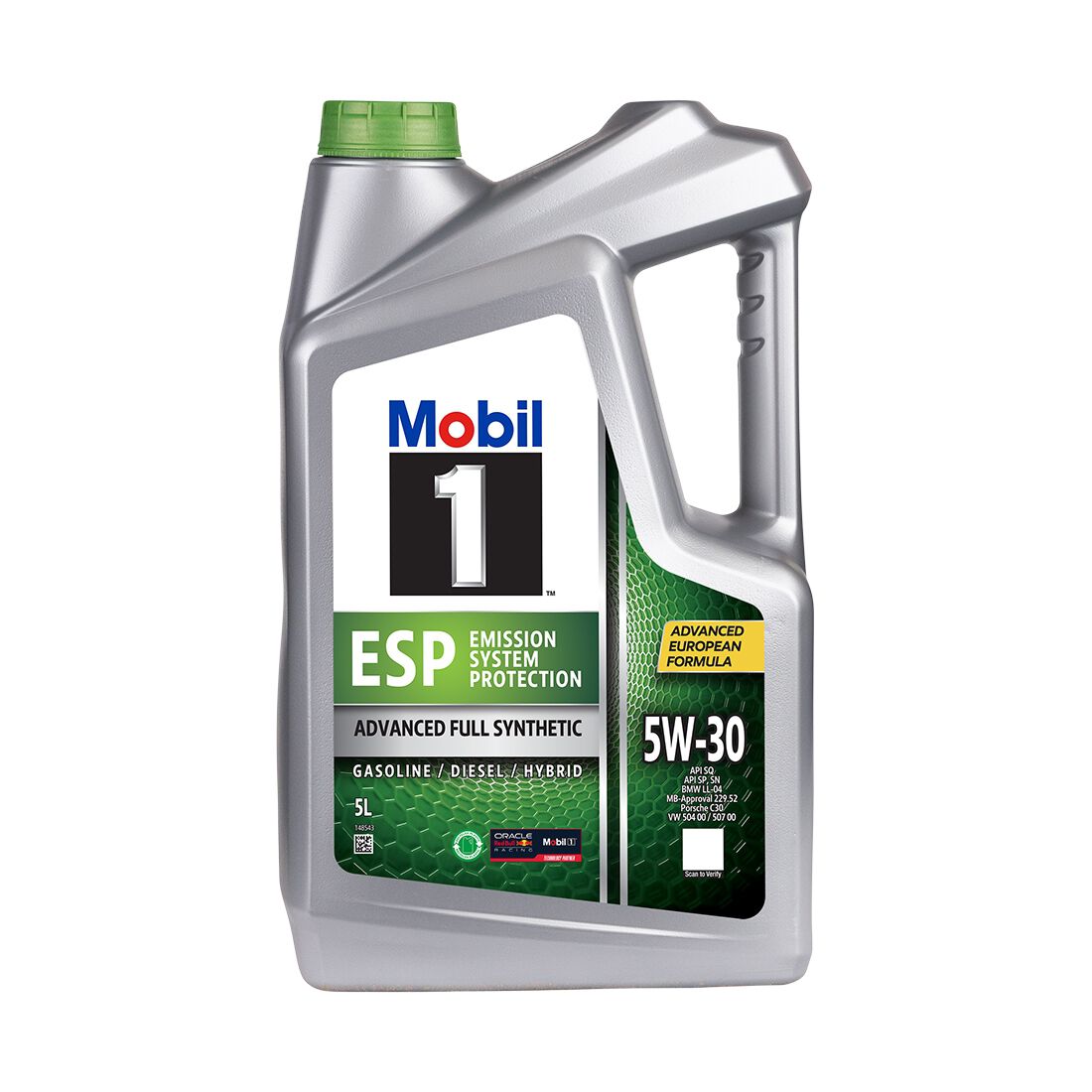 Mobil 1 ESP Engine Oil 5W-30 5 Litre, , scanz_hi-res