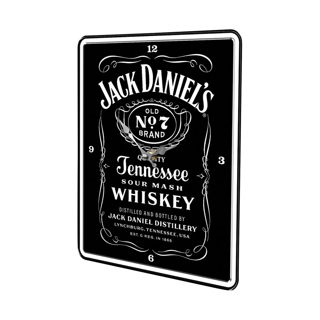 Jack Daniel's Tin Sign Clock, , scanz_hi-res